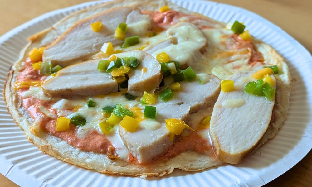 マッスルデリのピザ