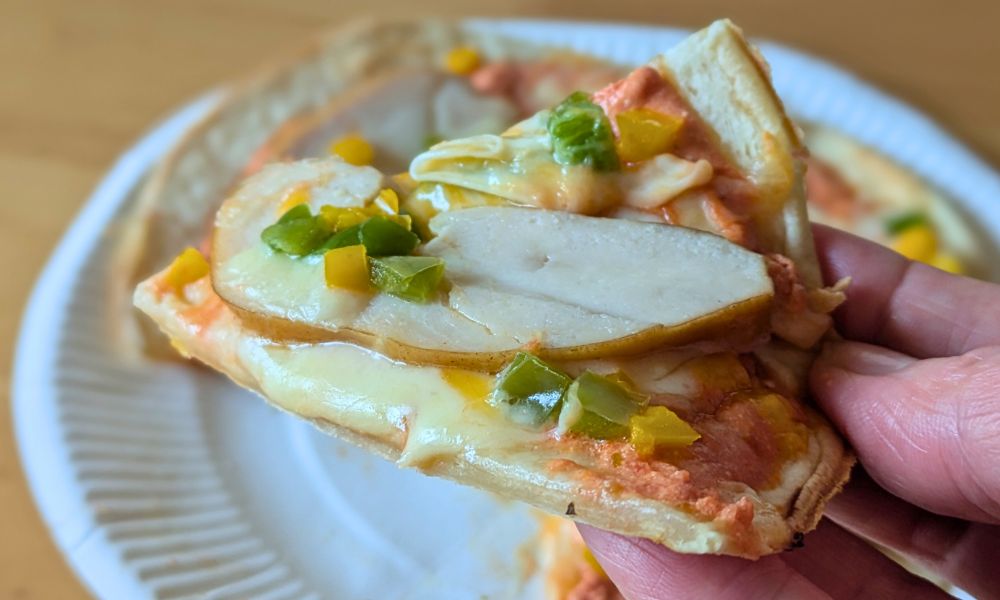 マッスルデリのピザ