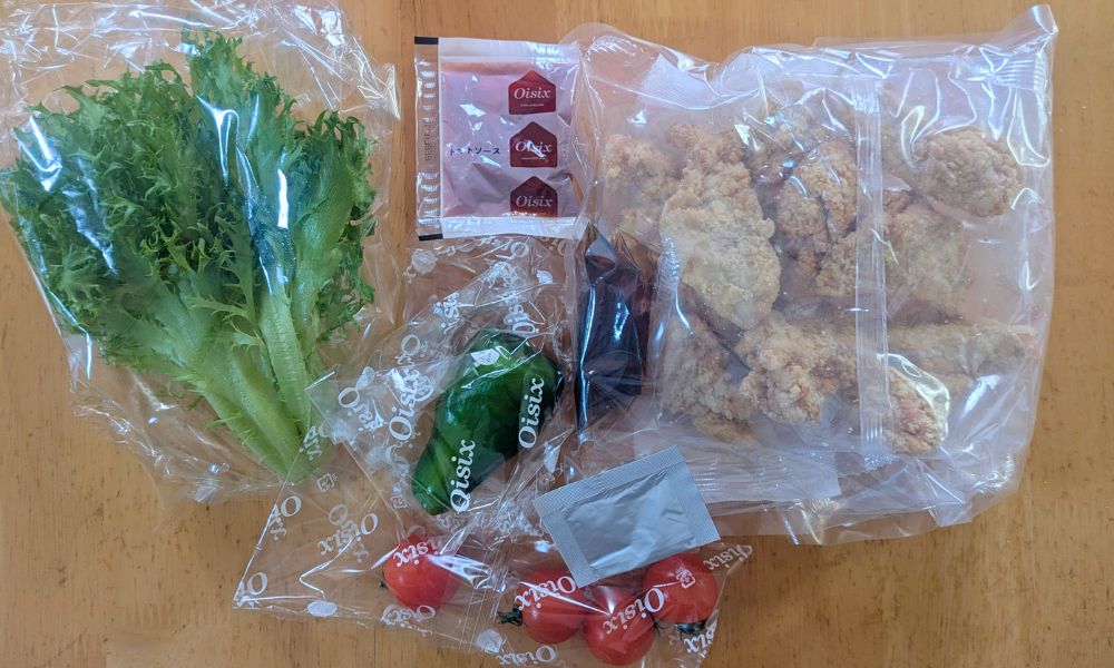 オイシックスのチキンフライのサルサ風