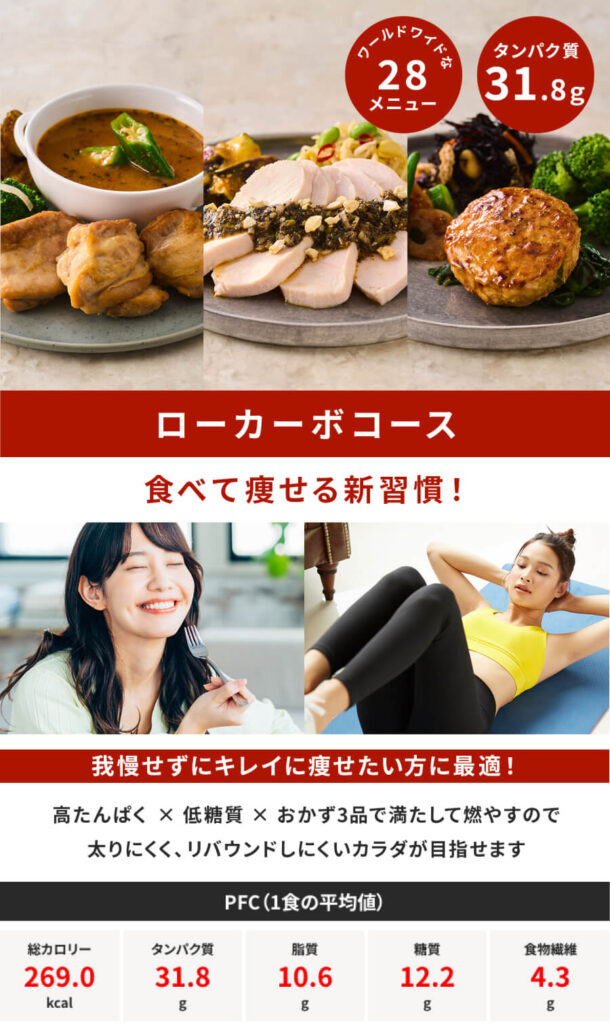 筋肉食堂の新コース「ローカーボコース」