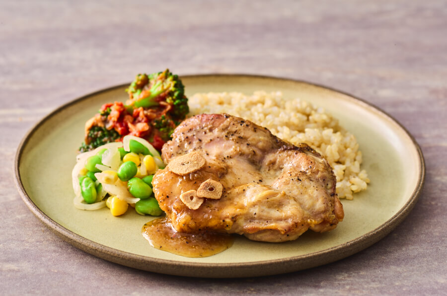 筋肉食堂のお弁当皿盛り