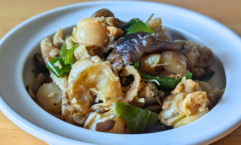 FIT FOOD HOMEの帆立のバター炒め