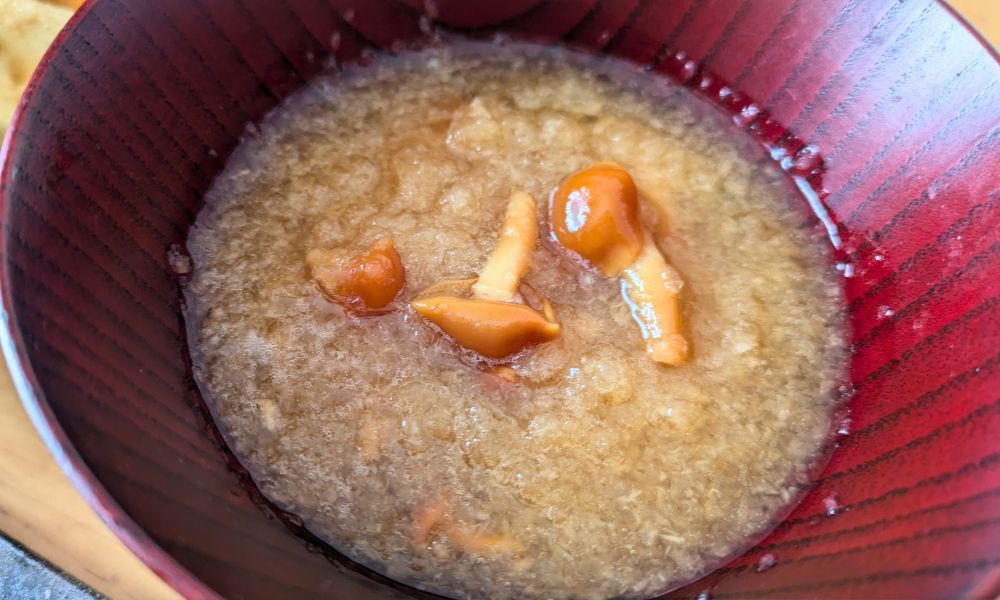 わんまいるのなめこおろし