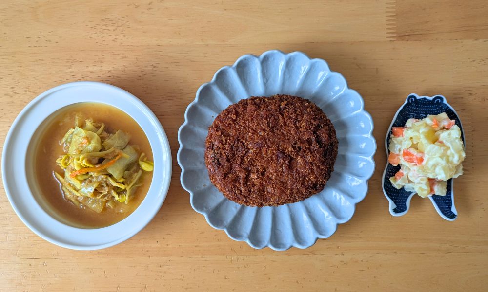 わんまいるのメンチカツセット