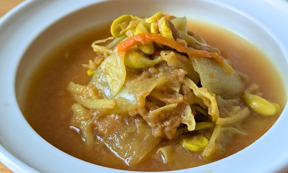 わんまいるのキャベツともやしのカレー煮
