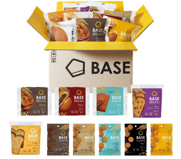 ベースフードのベースブレッド10袋＆ベースクッキー10袋セット