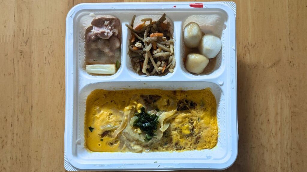 穴子のとろとろ卵とじ