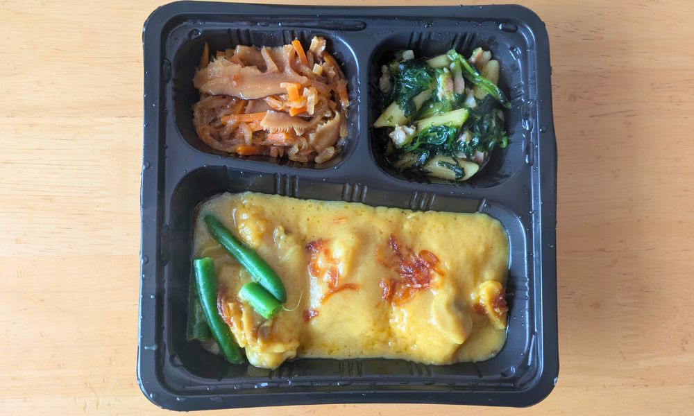 食のそよ風のカレイのカレークリームソース