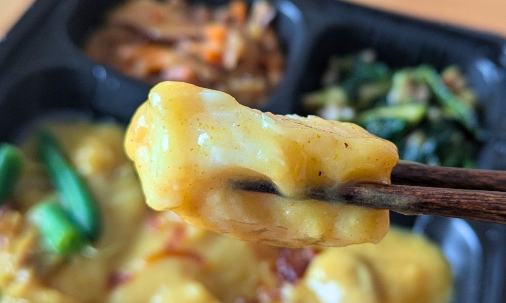 食のそよ風のカレイのカレークリームソース