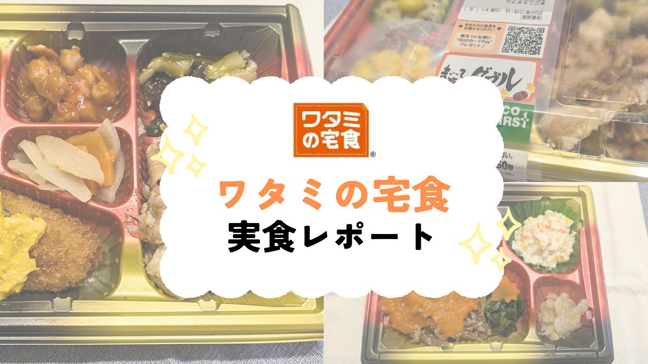 ワタミの宅食実食レポ