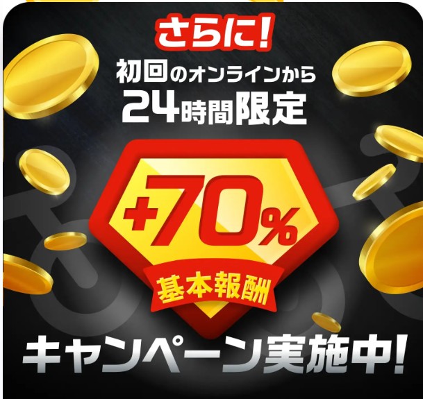 メニュー配達員クルーの報酬割増キャンペーン