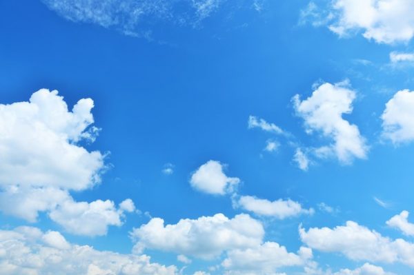 青い空